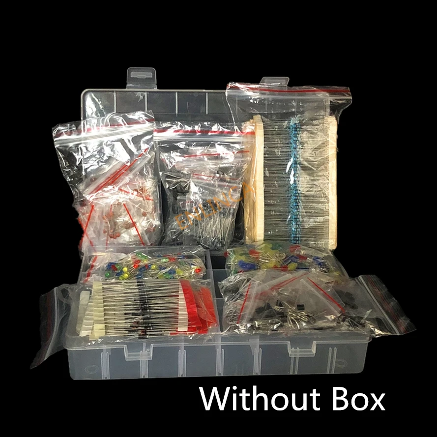Diy Electronics Components Kit - Metal Film Resistor Assortment Kit Led