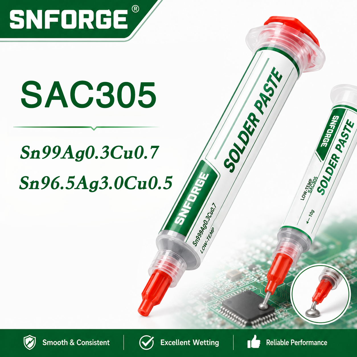 Useful Diy Electronics - SAC305 Solder Paste Welding Tin Sn99Ag0.3Cu0.7