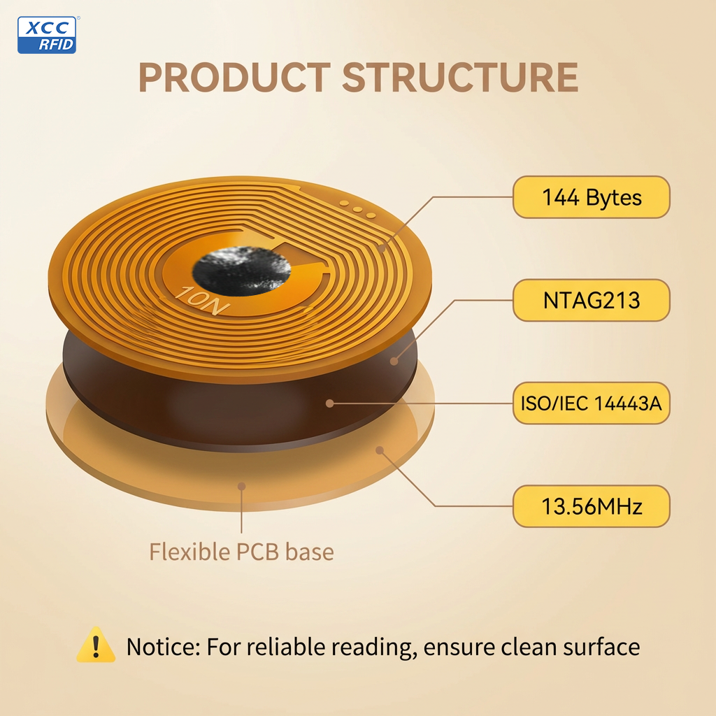 10mm NTAG213 FPC Flexible RFID - огляд і ціна Diy Electronics Toys