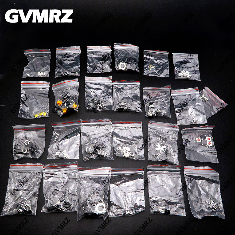 125PCS 25Values Assorted Push  - огляд і ціна Diy Electronics Repair Kit