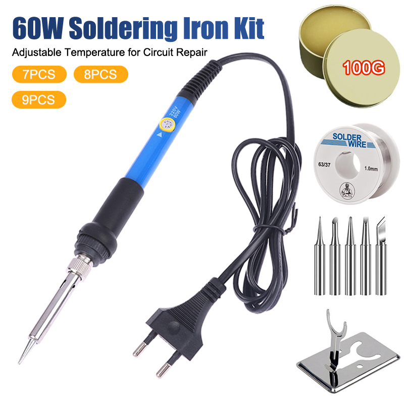 Adjustable Temp 220V 60W Elect - огляд і ціна Soldering Iron Kit