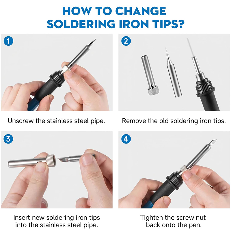 Adjustable Temp 220V 60W Elect - огляд і ціна Soldering Iron Kit