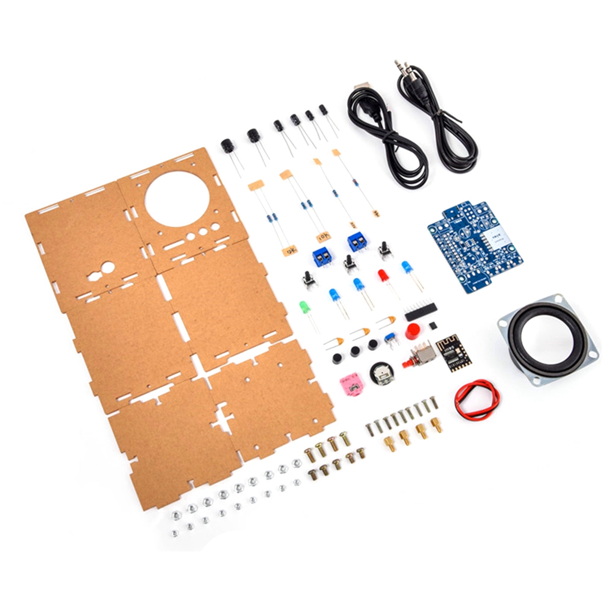 HU-009 Bluetooth Speaker Mini  - огляд і ціна Diy Electronics Components Kit