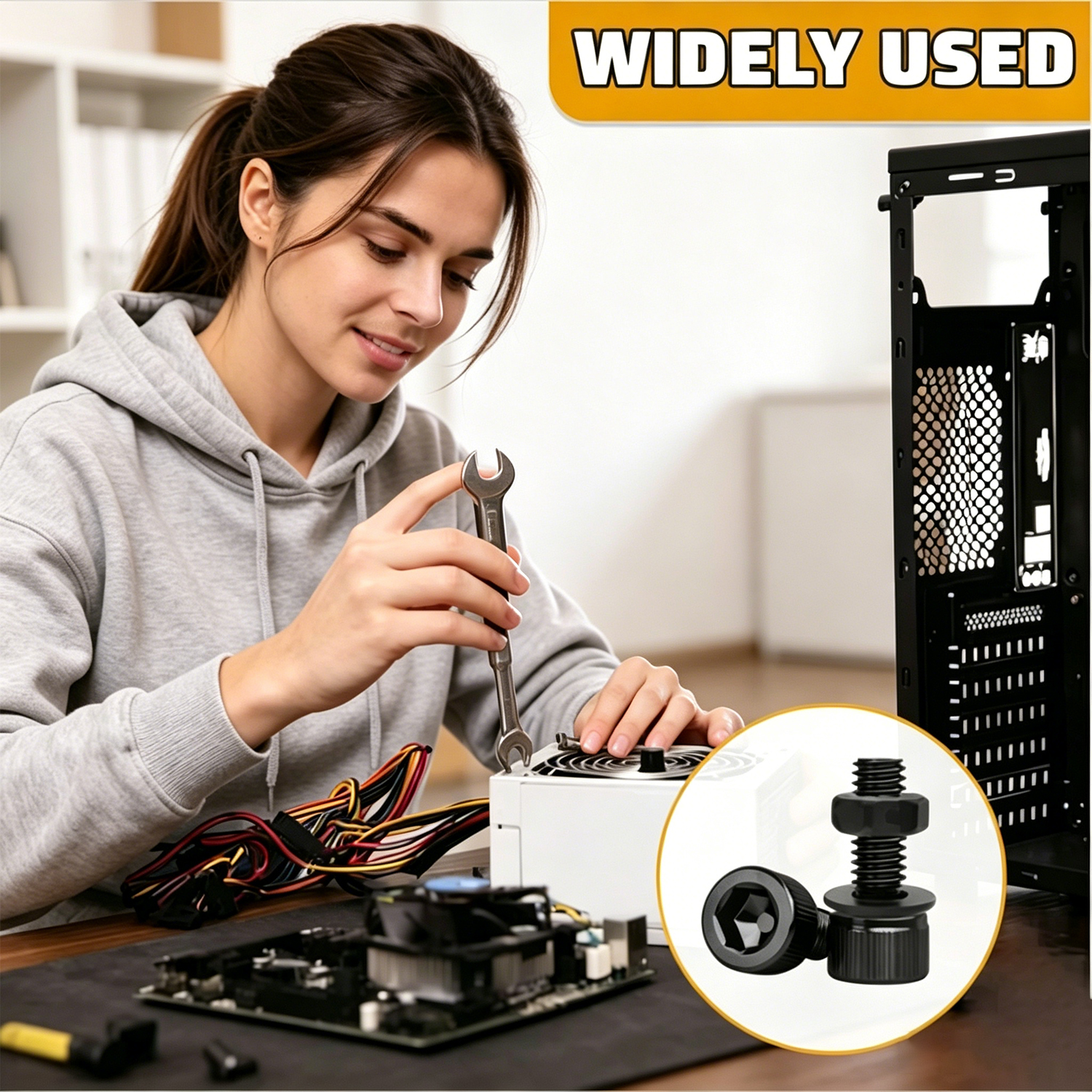 M3 Black Hex Socket Head Cap S - огляд і ціна Diy Electronics Components Kit