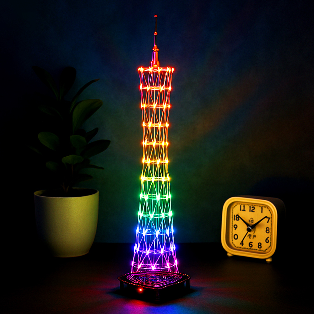 DIY LED Small Guangzhou Tower  - огляд і ціна Diy Electronics India