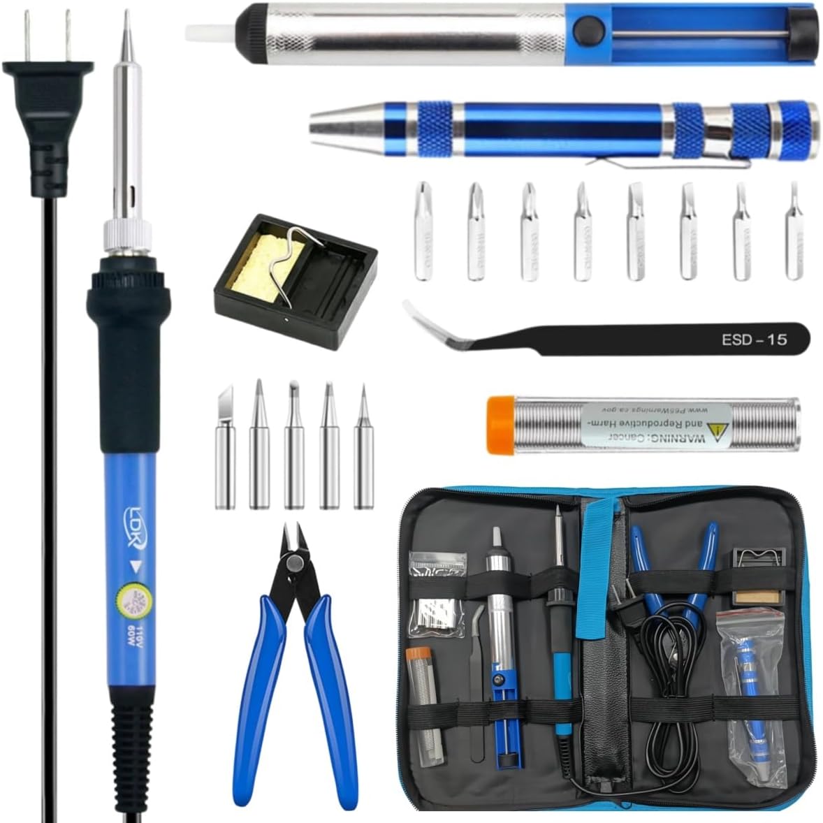 Soldering Iron Kit 60W with Ad - огляд і ціна Soldering Iron Kit