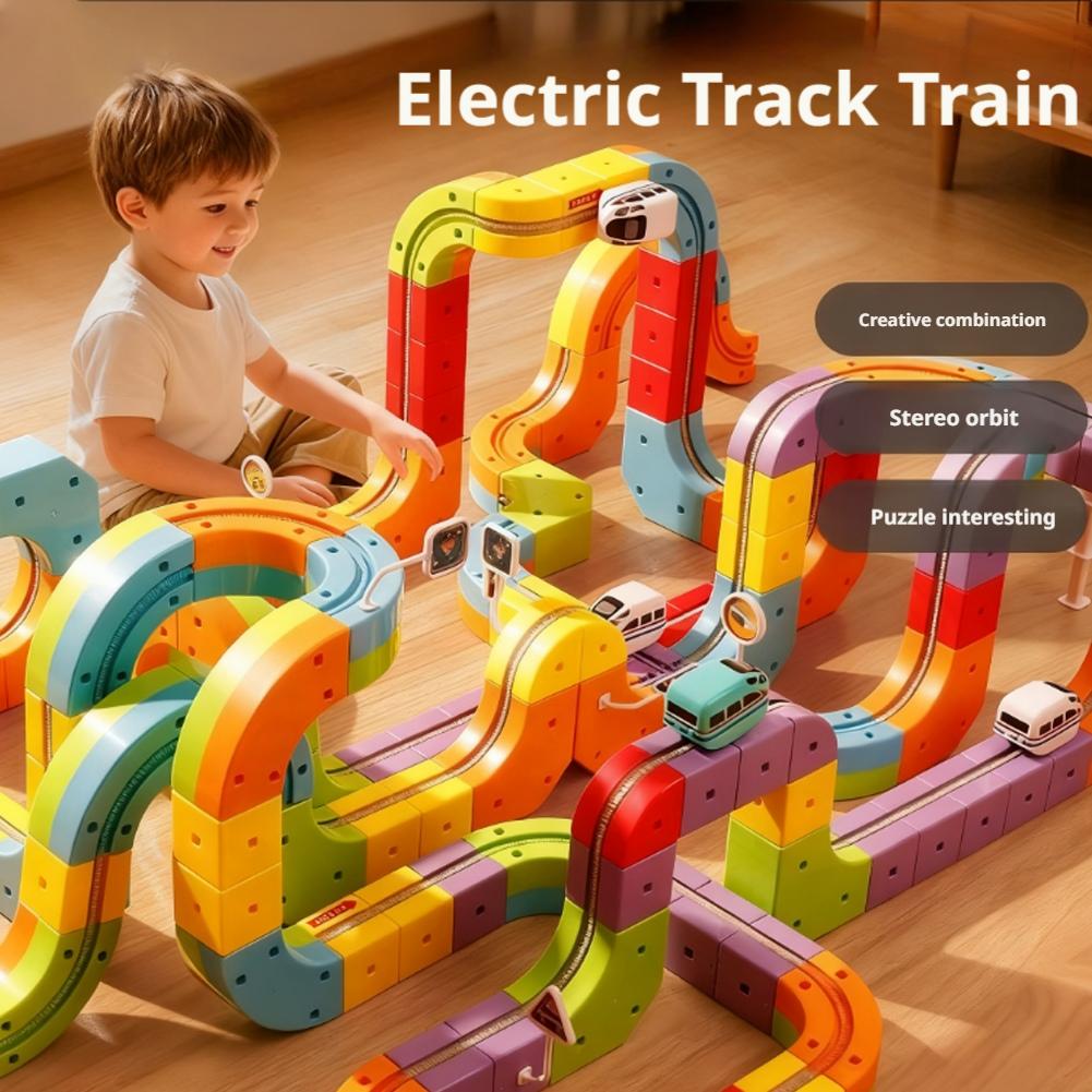 DIY Assembly Magic Track Train - огляд і ціна Diy Electronics Toys