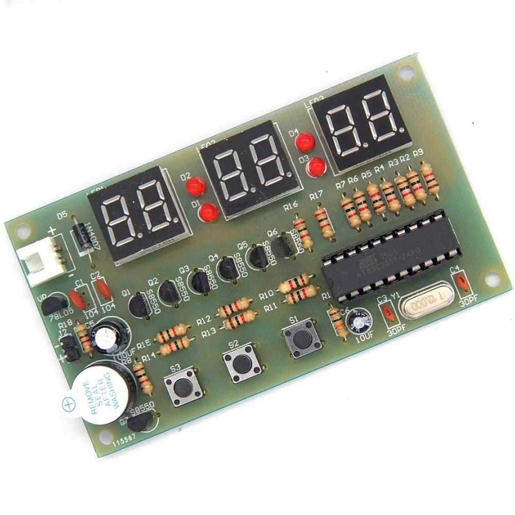 12V Digital Clock DIY Kit Alar - огляд і ціна Useful Diy Electronics