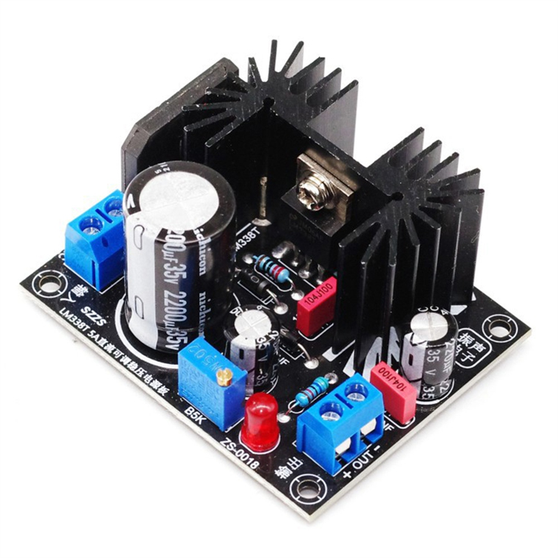 A13E-LM338 5A Output Filament  - огляд і ціна Diy Electronics Power Supply