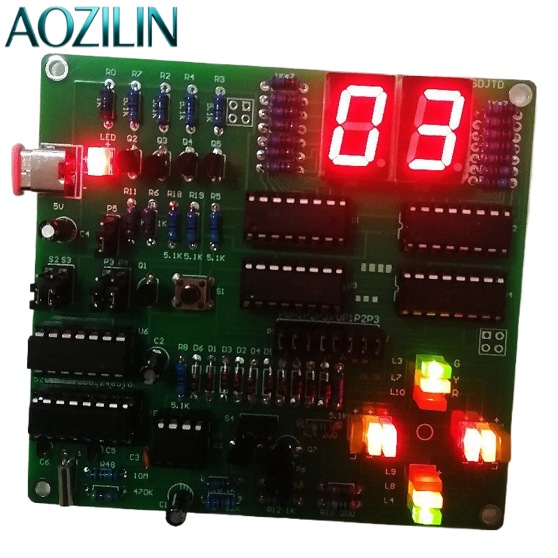 AOZILIN Digital Circuit Traffi - огляд і ціна Diy Electronics Course