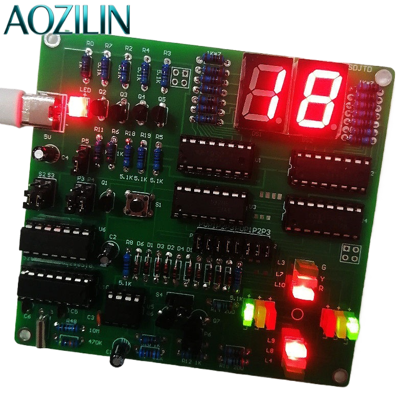 AOZILIN Digital Circuit Traffi - огляд і ціна Diy Electronics Course