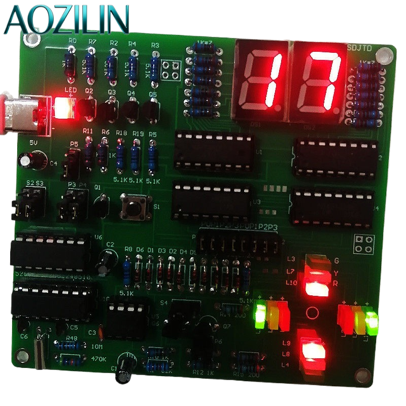 AOZILIN Digital Circuit Traffi - огляд і ціна Diy Electronics Course