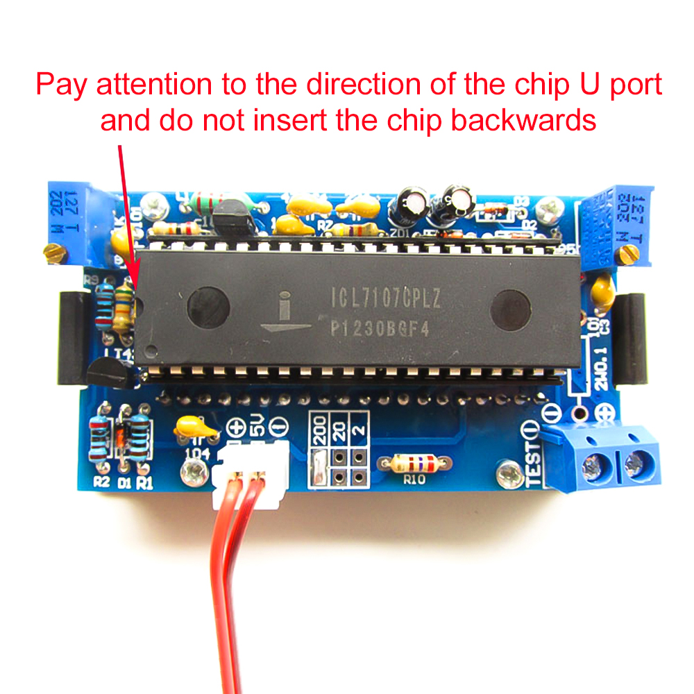 ICL7107 Voltmeter DIY Kit Part - огляд і ціна Diy Electronics Kids