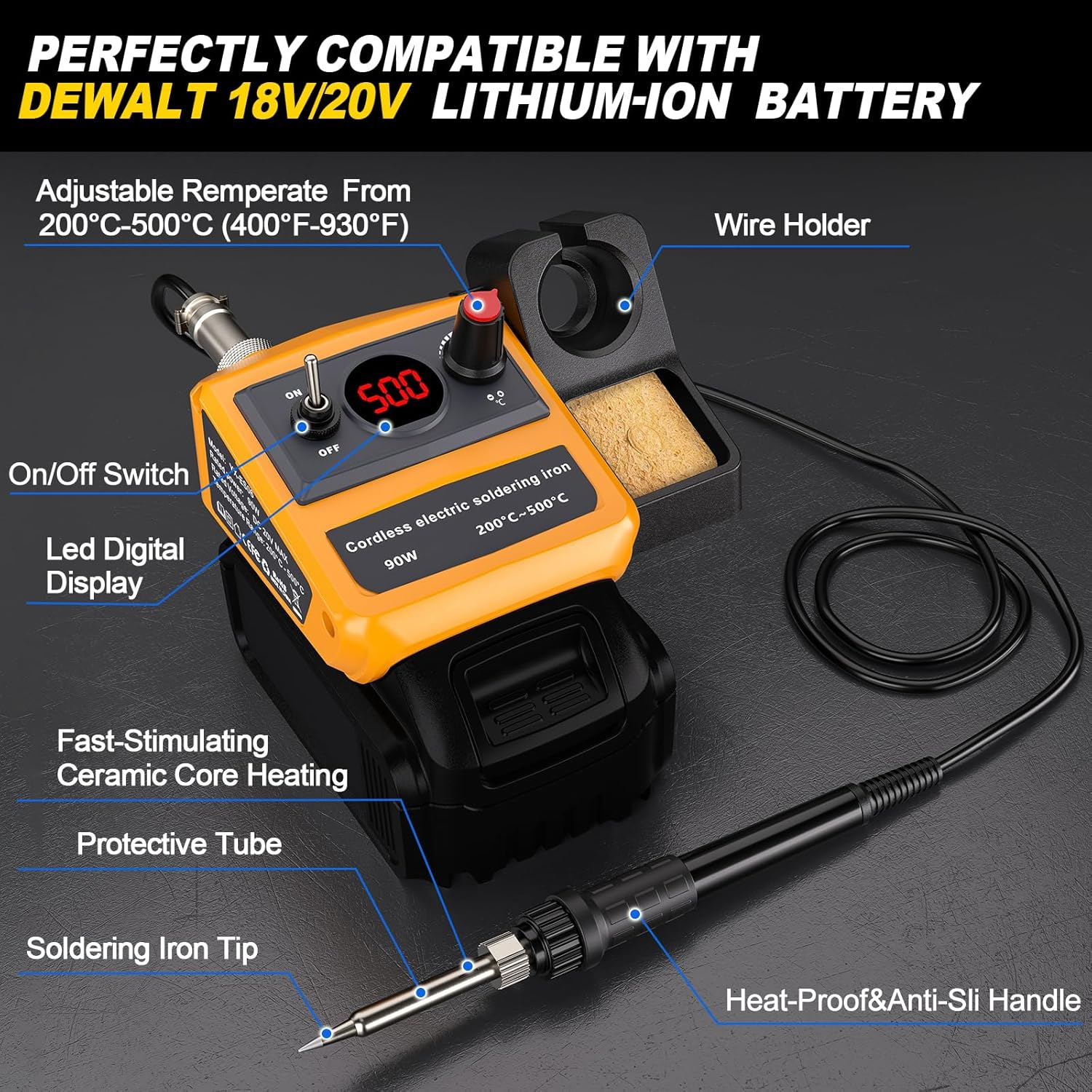 NEW Cordless Soldering Iron fo - огляд і ціна Diy Electronics Power Supply