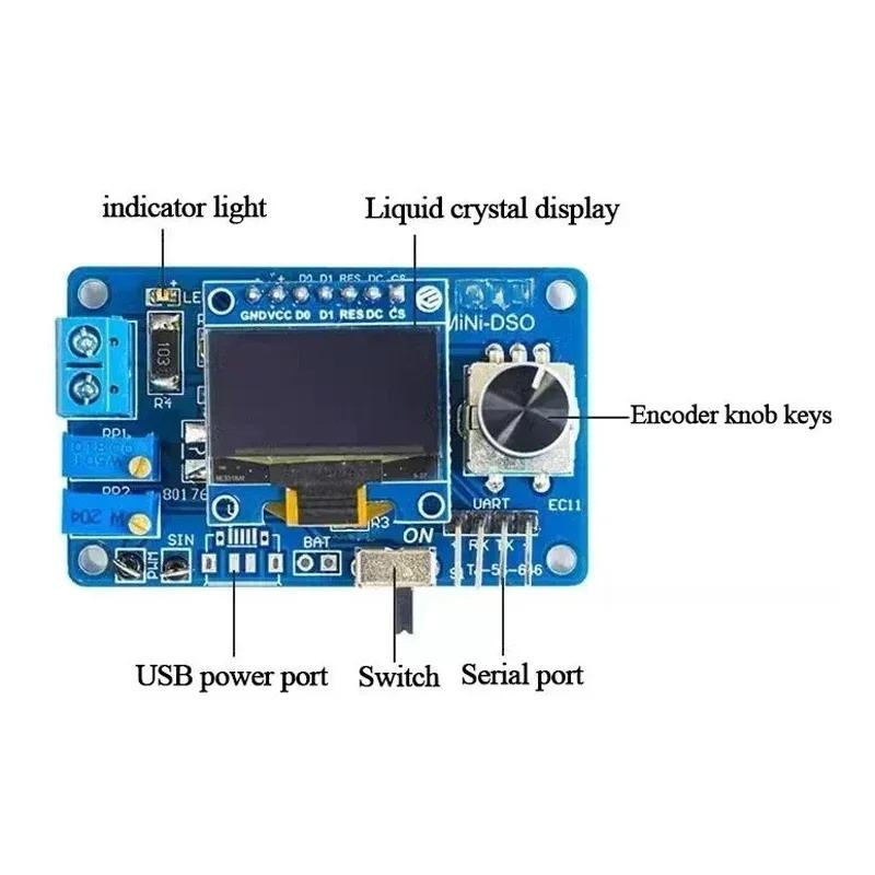 Oscilloscope DIY Mini Kit STC8 - огляд і ціна Diy Home Electronics Lab
