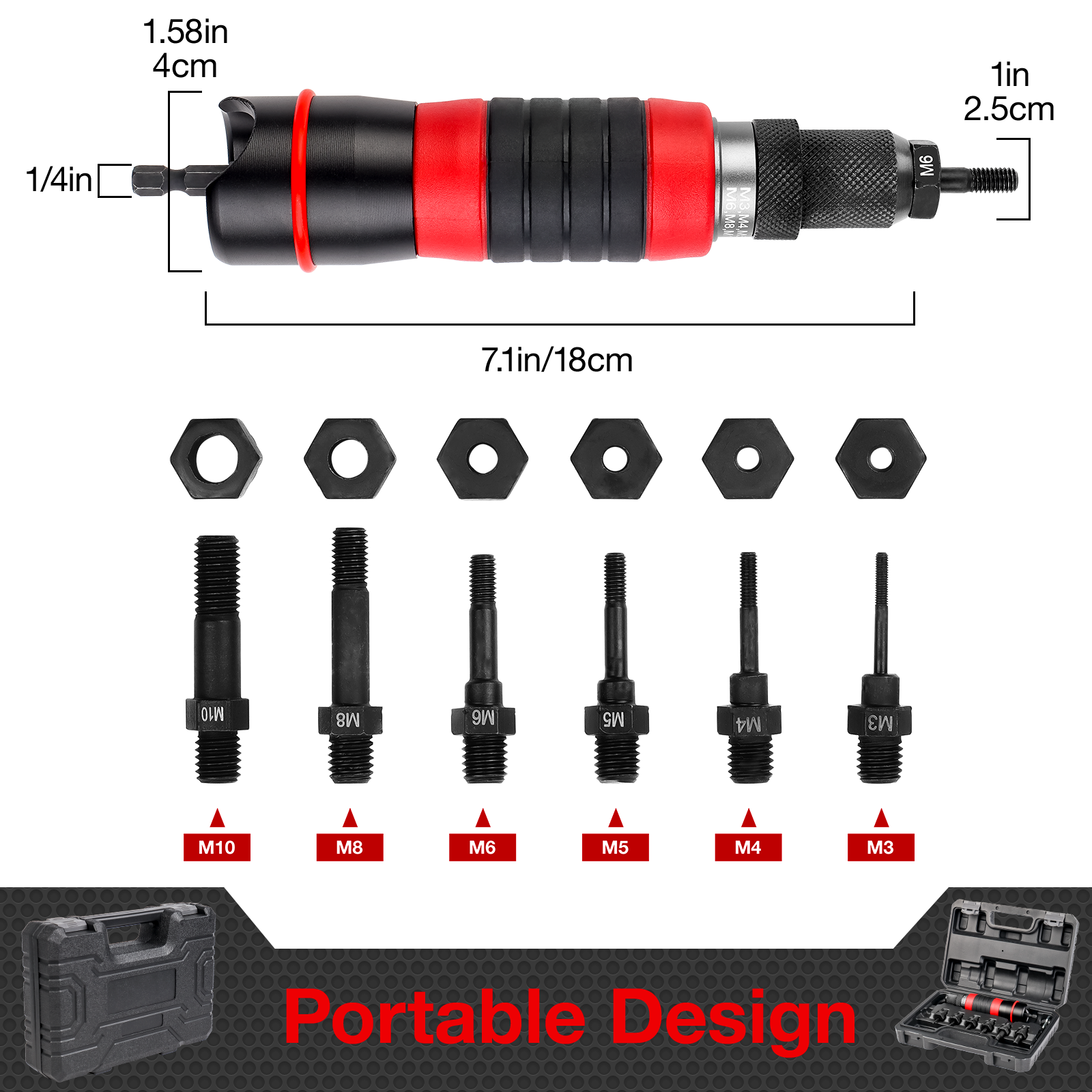 M3 M4 M5 M6 M8 M10 Home Rivet  - огляд і ціна Diy Electronics Power Supply