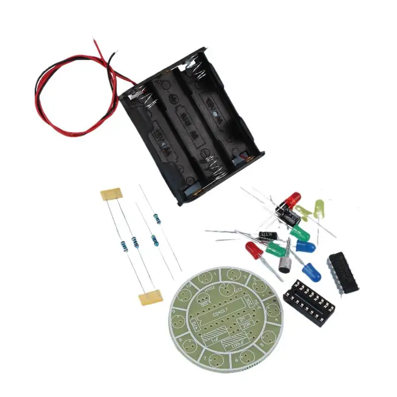 LED Light Kit CD4017 Colorful  - огляд і ціна Diy Home Electronics Lab