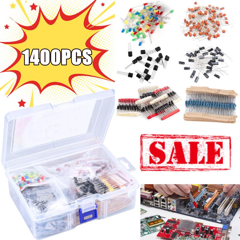 New 1400PCS Basic Electronic C - огляд і ціна Diy Electronics Components Kit