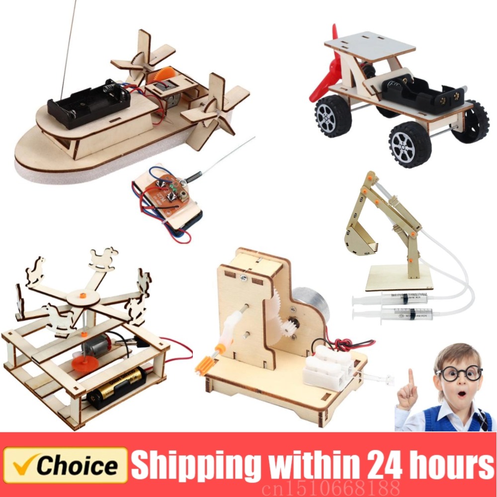 DIY Boat Model Science Toys Ki - огляд і ціна Diy Electronics Kids