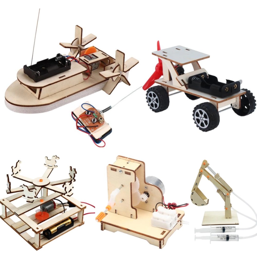 DIY Boat Model Science Toys Ki - огляд і ціна Diy Electronics Kids