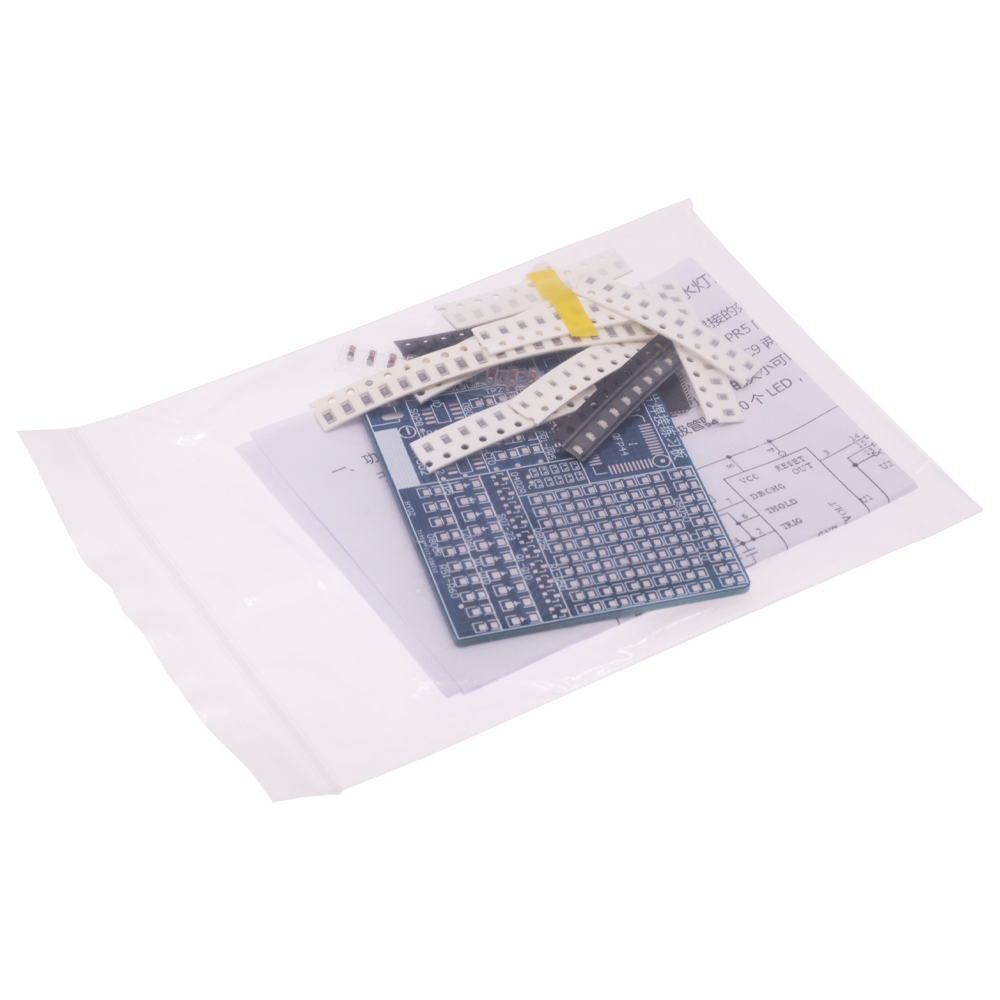 SMD NE555 CD4017 Rotating Flas - огляд і ціна Diy Electronics Components Kit