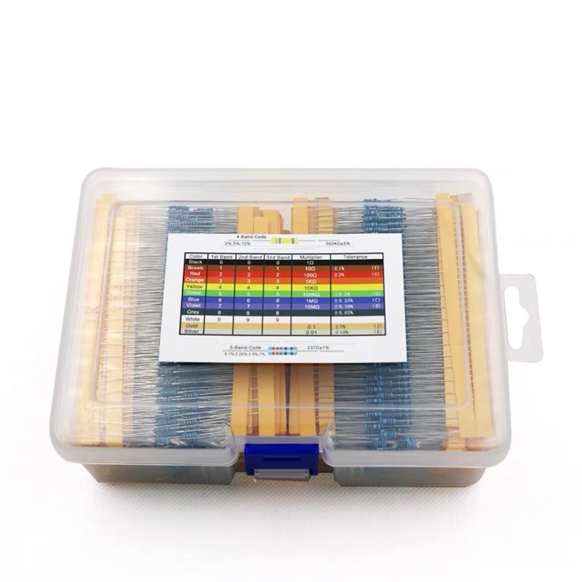 2600pcs Metal Film Resistors A - огляд і ціна Diy Electronics Components Kit