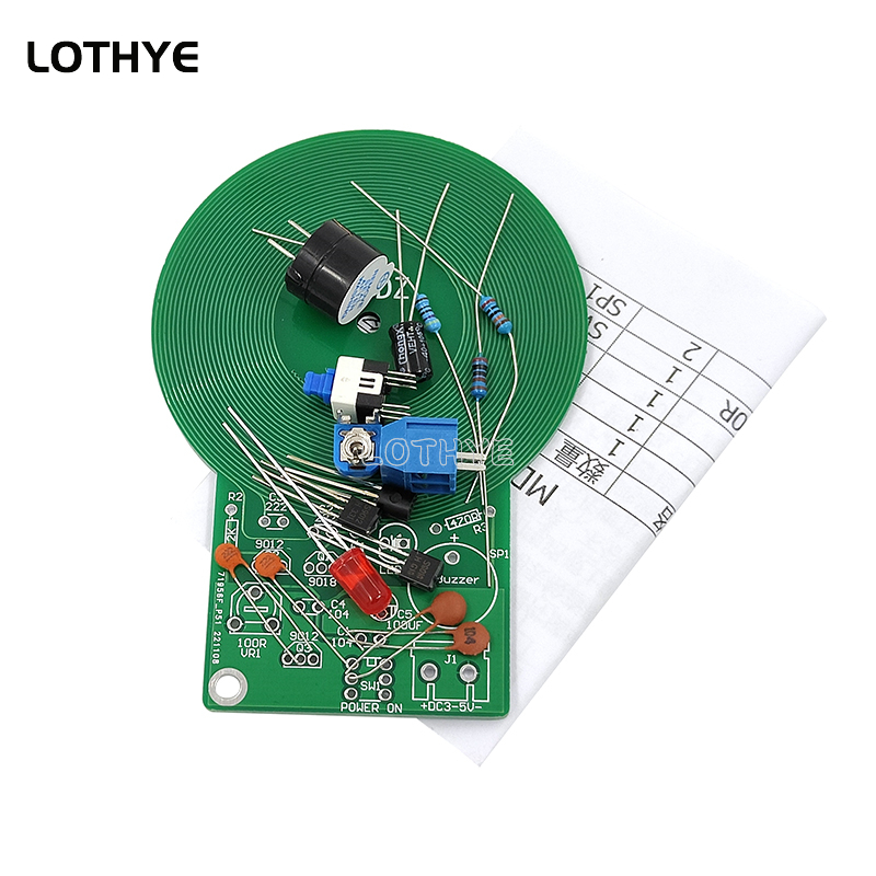 DC 3V-5V Metal Detector Kit DI - огляд і ціна Soldering Iron Kit