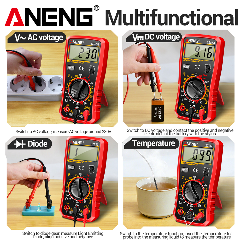 ANENG SZ853 High Precision Dig - огляд і ціна Useful Diy Electronics