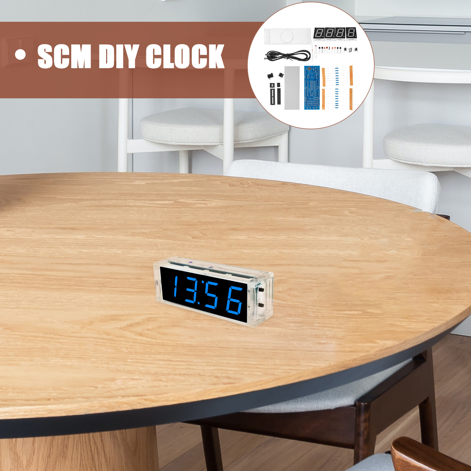 1Set Scm Digital LED Clock Kit - огляд і ціна Useful Diy Electronics
