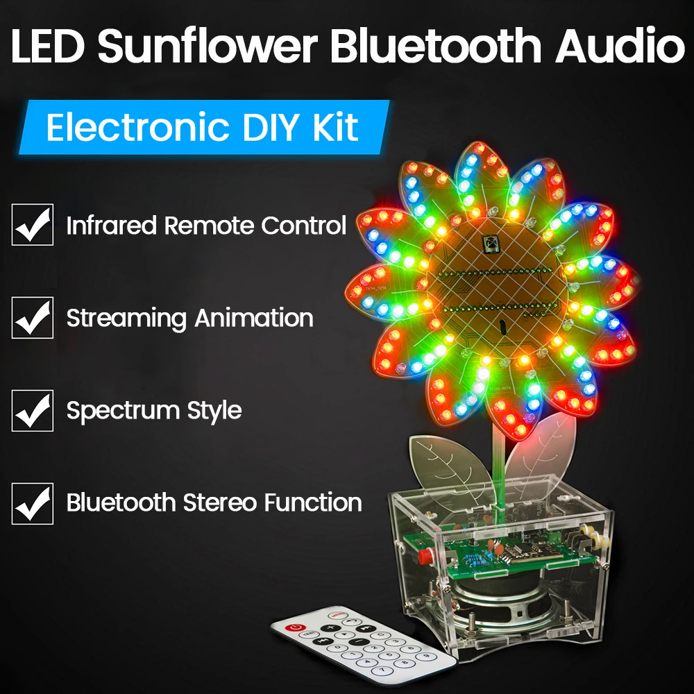 DIY Sunflower Bluetooth Speake - огляд і ціна Diy Electronics India