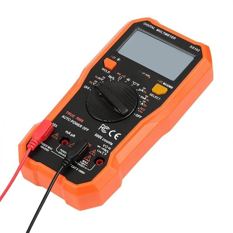 AC DC Voltage Tester 6000 Coun - огляд і ціна Diy Home Electronics Lab