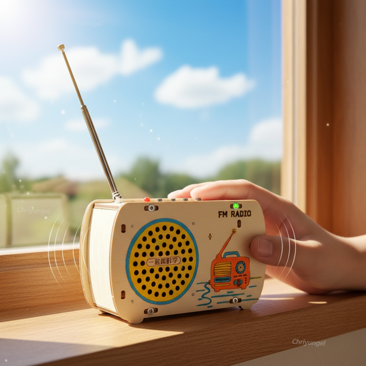DIY Wooden Radio Kit Retro FM  - огляд і ціна Diy Electronics Kids