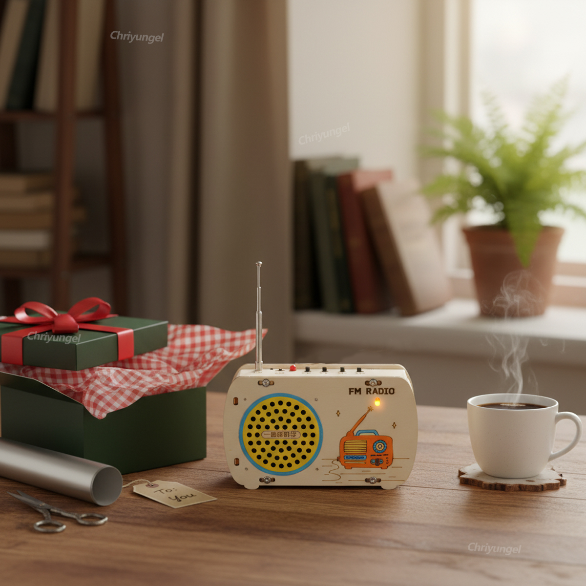 DIY Wooden Radio Kit Retro FM  - огляд і ціна Diy Electronics Kids