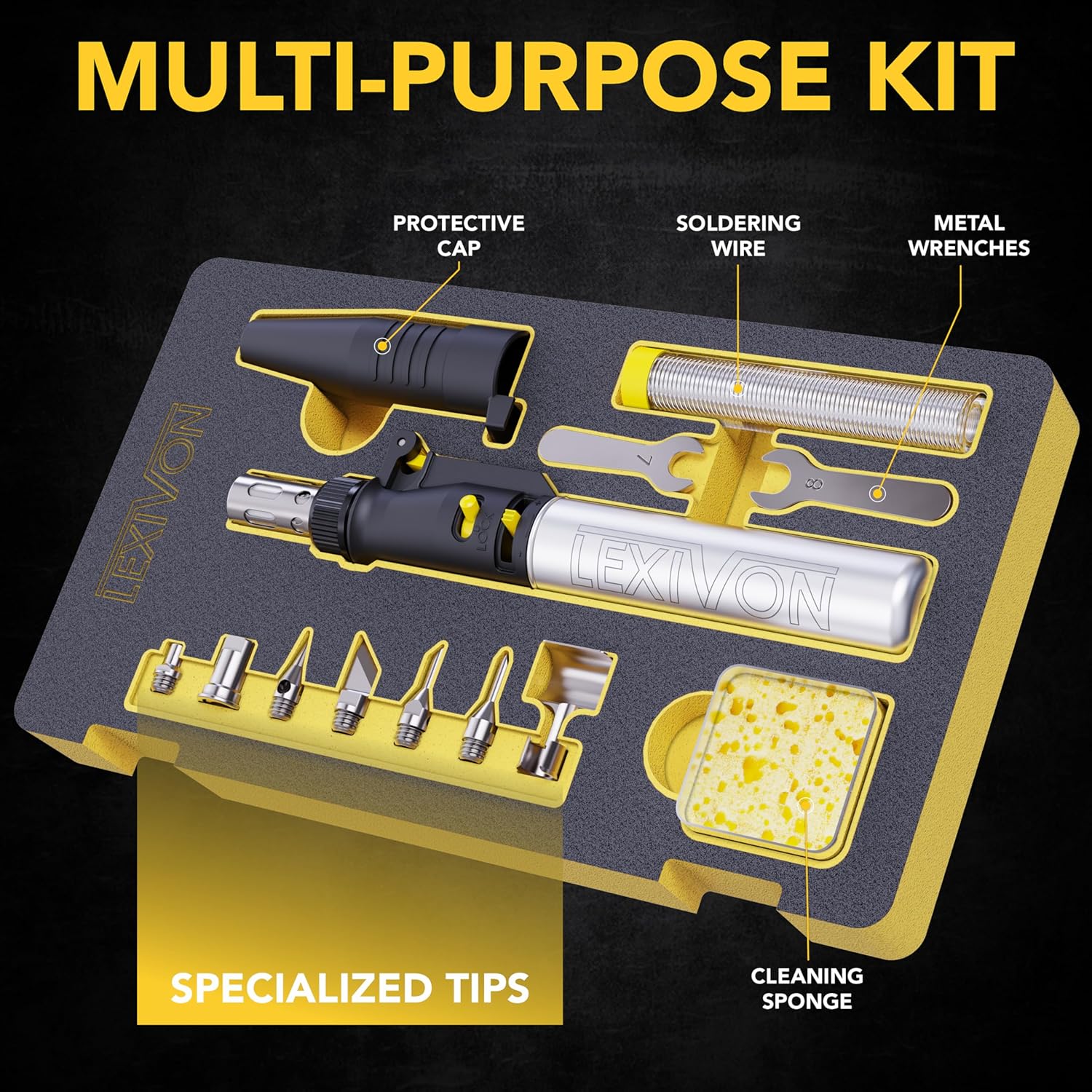 Butane Soldering Iron Kit Cord - огляд і ціна Soldering Iron Kit