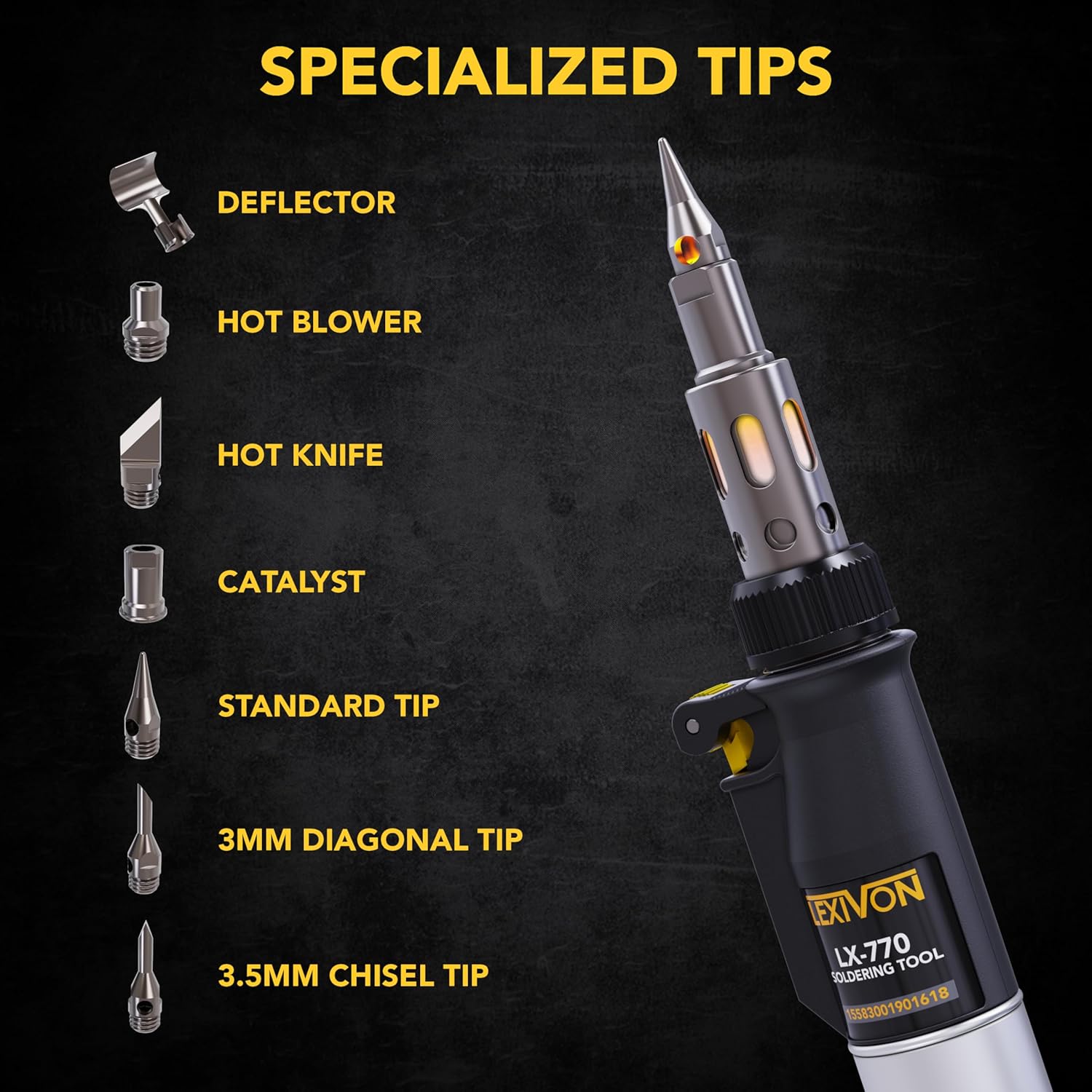 Butane Soldering Iron Kit Cord - огляд і ціна Soldering Iron Kit