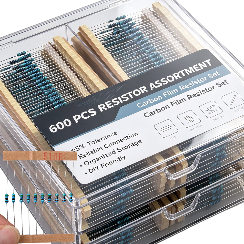 300/600Pcs 10R-1M DIY Metal Fi - огляд і ціна Diy Electronics Repair Kit