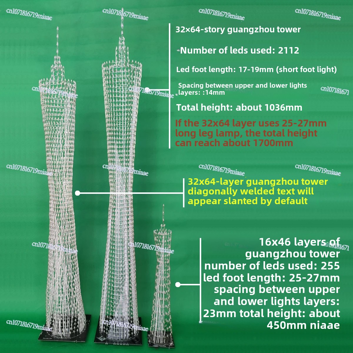 64-Floor Canton Tower DIY Kit  - огляд і ціна Diy Electronics Toys
