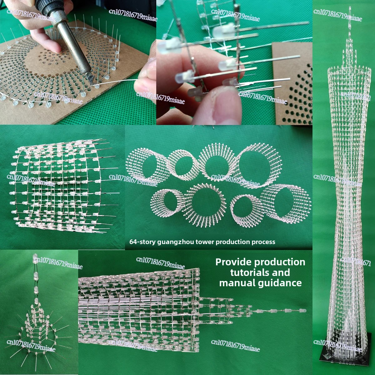 64-Floor Canton Tower DIY Kit  - огляд і ціна Diy Electronics Toys
