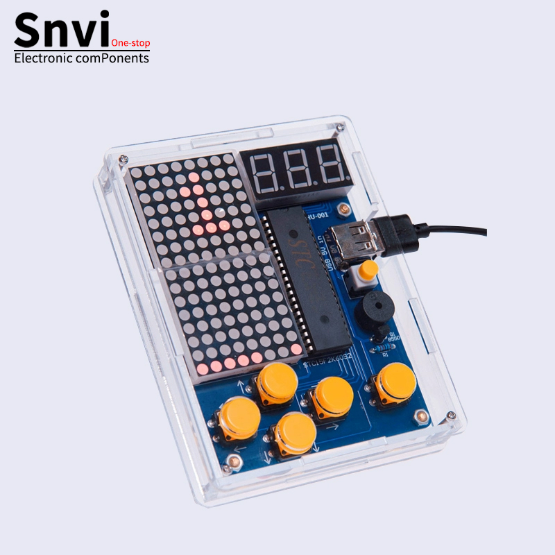 Snvi DIY Pixel Game Console Ki - огляд і ціна Diy Electronics Kids
