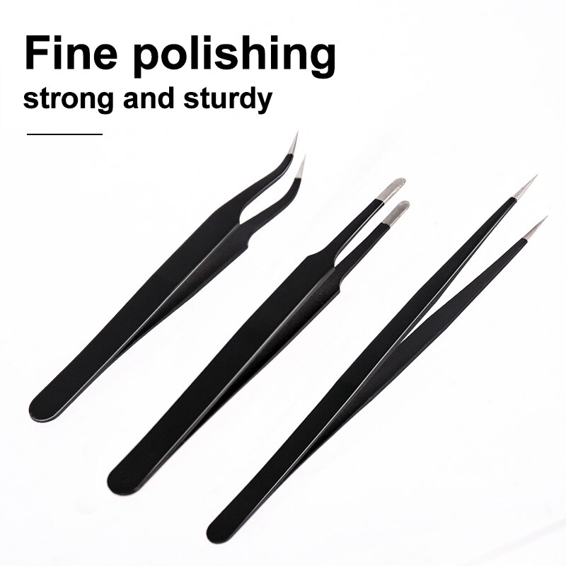 Deli 3PCS Tweezers Set Upgrade - огляд і ціна Soldering Iron Kit