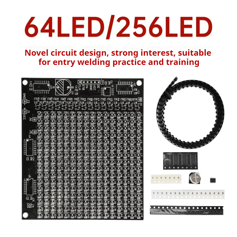 64/256 LED SMD Dot Matrix Adve - огляд і ціна Diy Electronics Components Kit